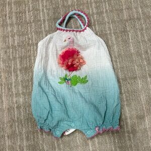 Mud pie Flamingo romper